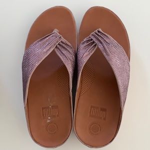 New fitflop pink rhinestone shoe